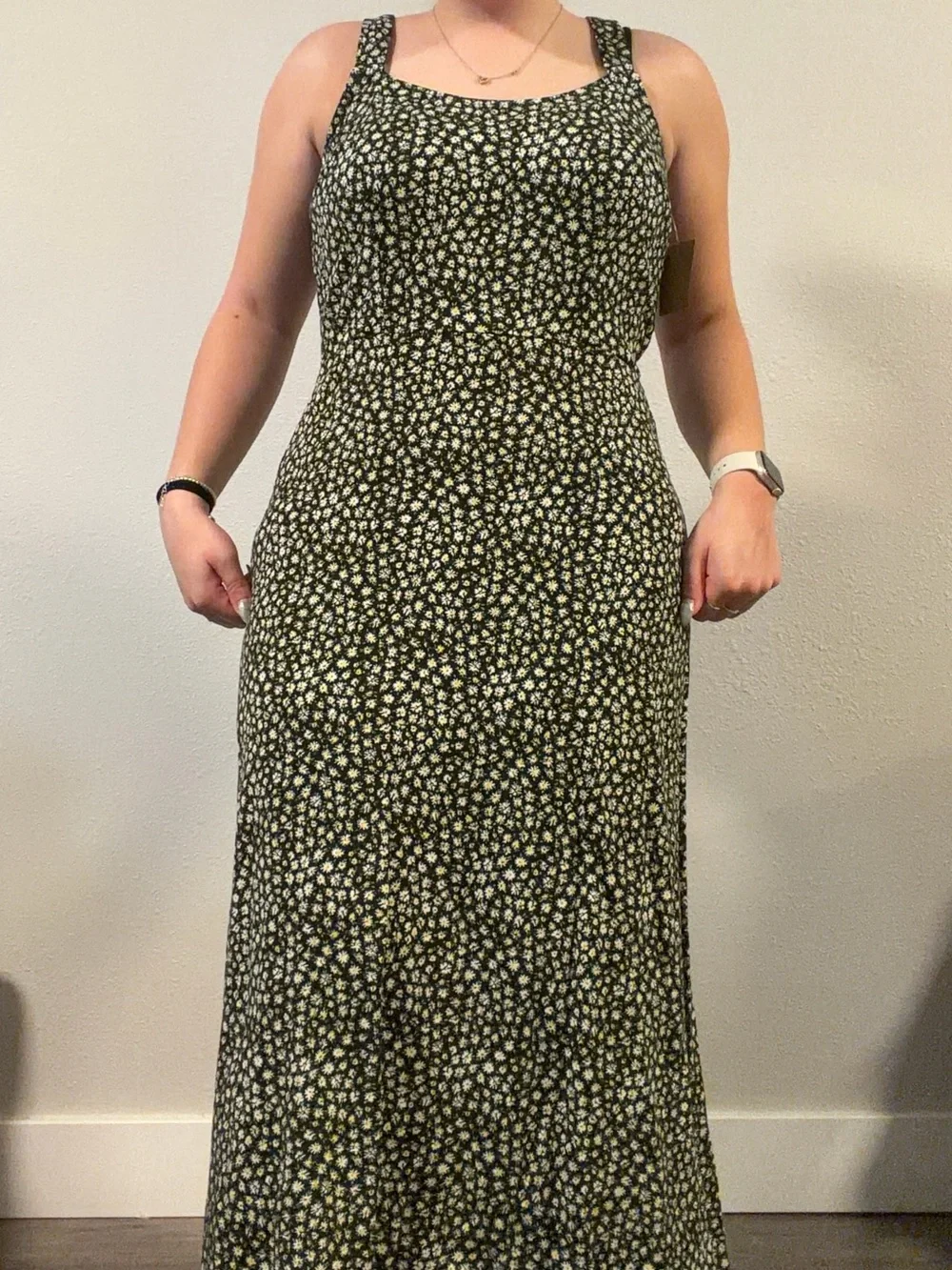 Free People Black Floral Maxi Dress